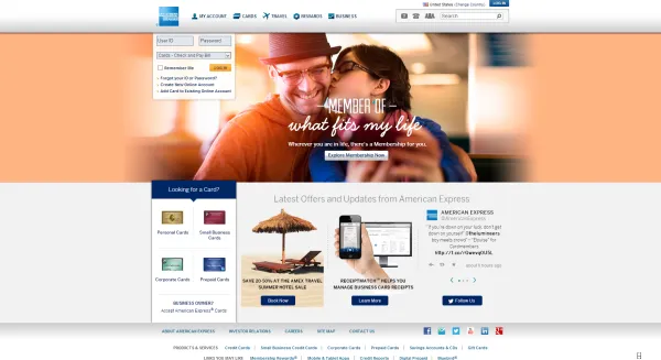 American Express design now