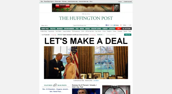 Huffington Post design now