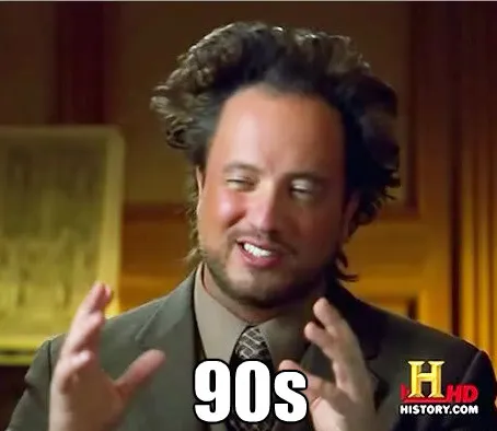 History Channel Guy 90s
