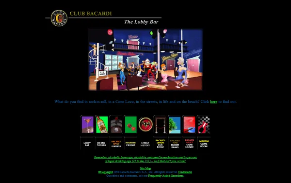 UXPin - funniest designs of the 90s Club Baccardi