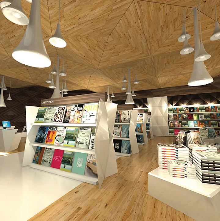 The Story Unfolds store design