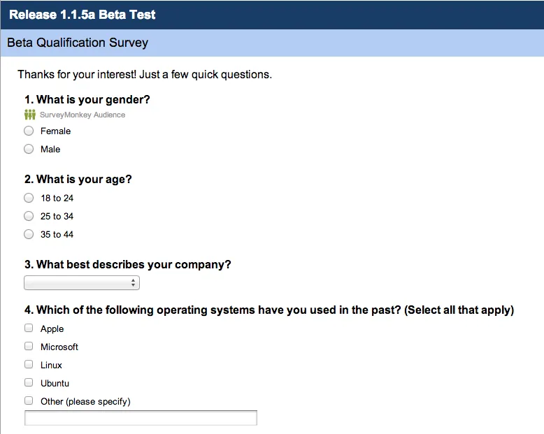 Guide to UX Design Process & Documentation - User Survey