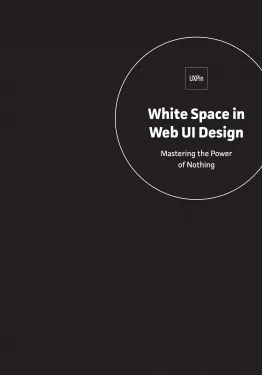 空白Web UI设计中掌握的力量