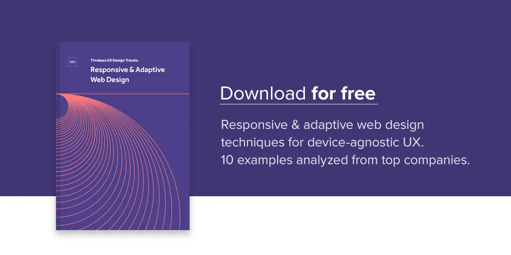 Timeless UX Design Trends: Responsive & Adaptive Web Design