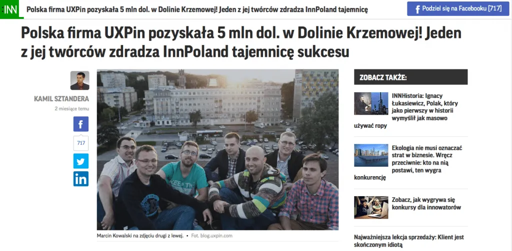 Website design in Polish