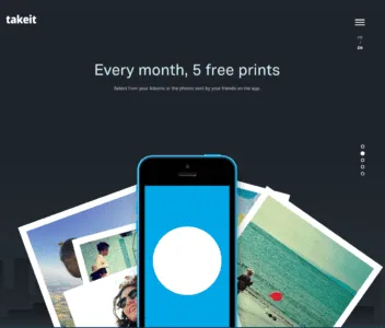 Take it app long scrolling image UXPin blog