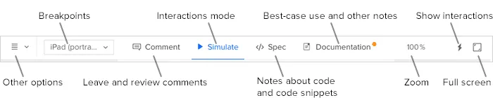 Preview top bar diagram