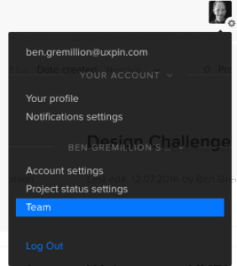 Profile settings