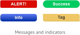 Box-based alert messages