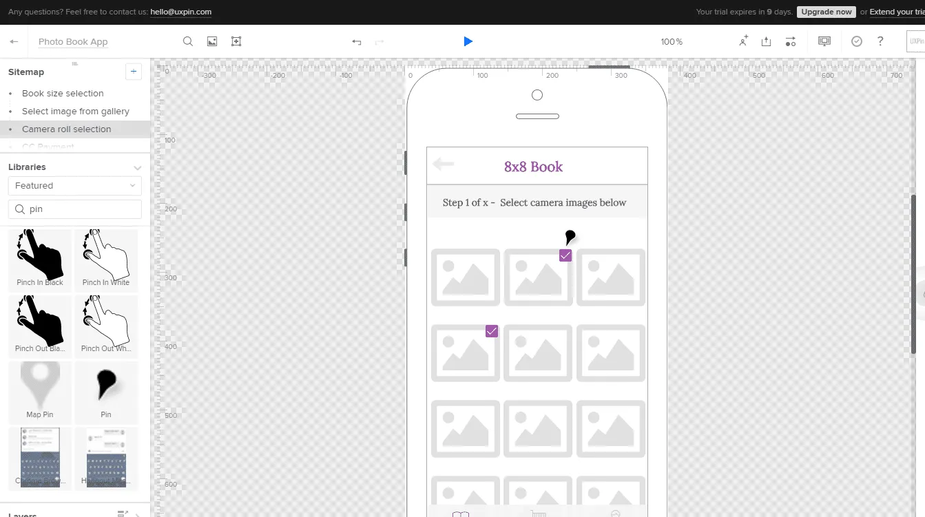 add comments to prototype in UXPin