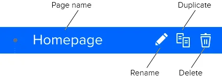 You can edit pages in the Sitemap