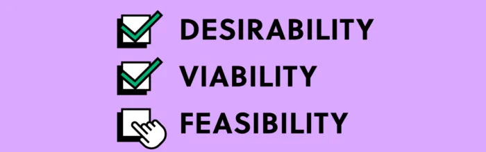 Balancing Desirability Viability and Feasibility
