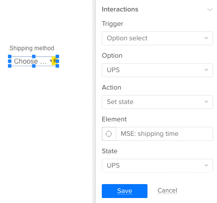 Shipping with dates