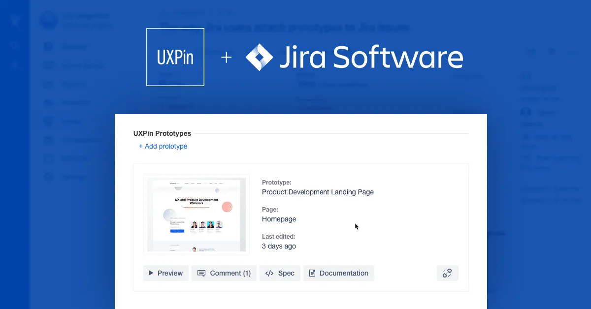 UXPin and JIRA integration