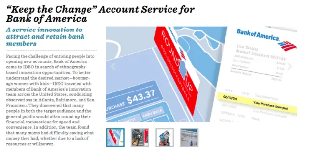 keep the change account service