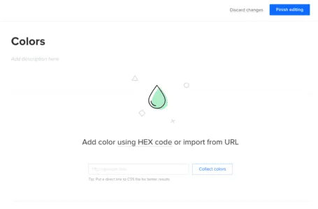 Add colors from any website to UXPin