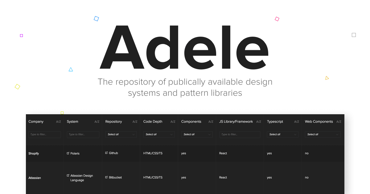 Introducing Adele — The Largest Open Source Repository of Design Systems