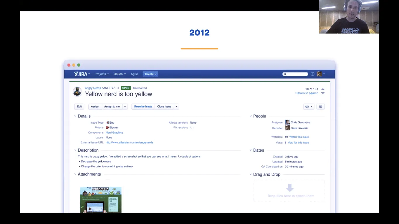 Atlassian Jira UI 2002