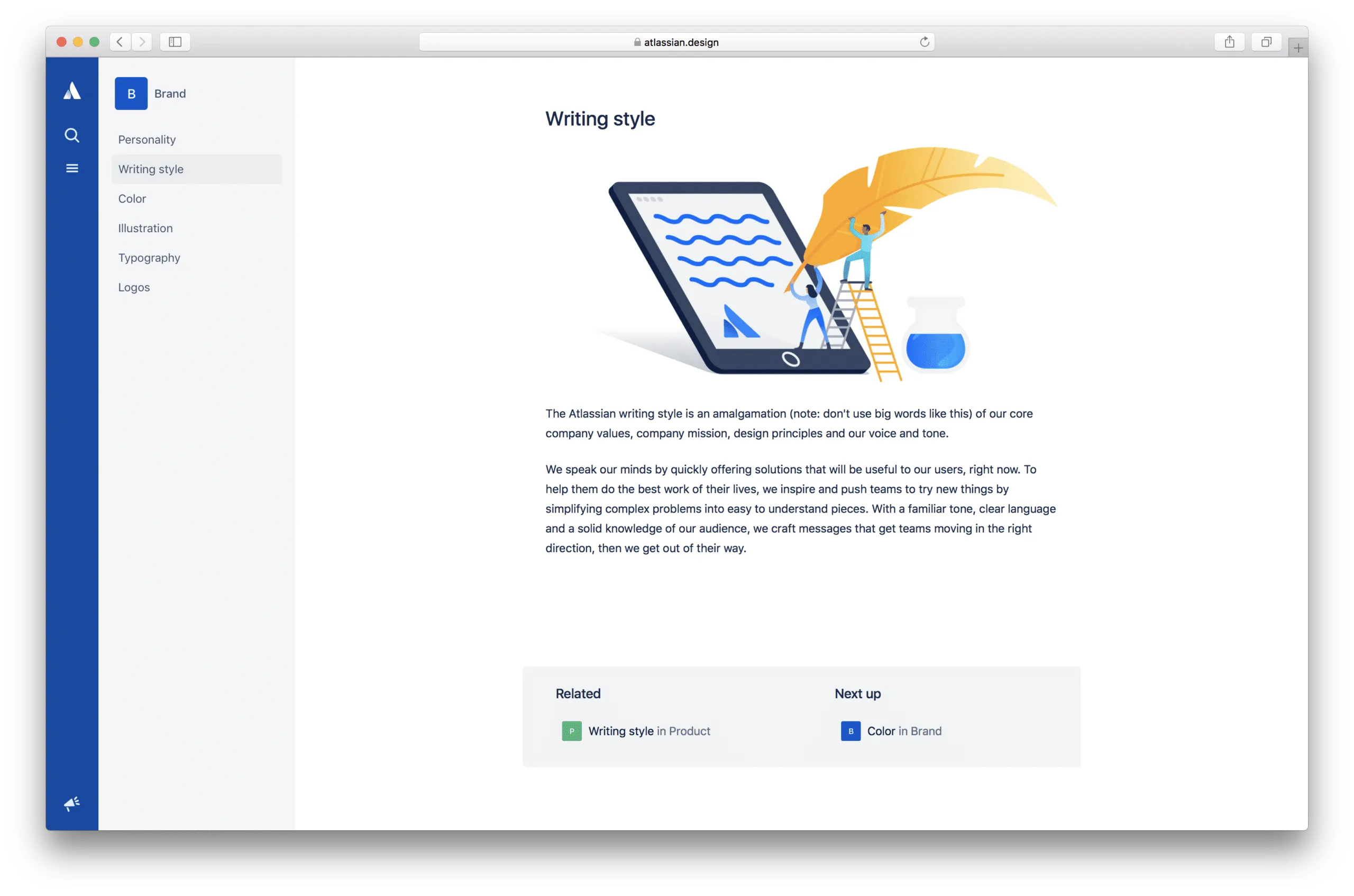Atlassian Design System Writing Guidelines