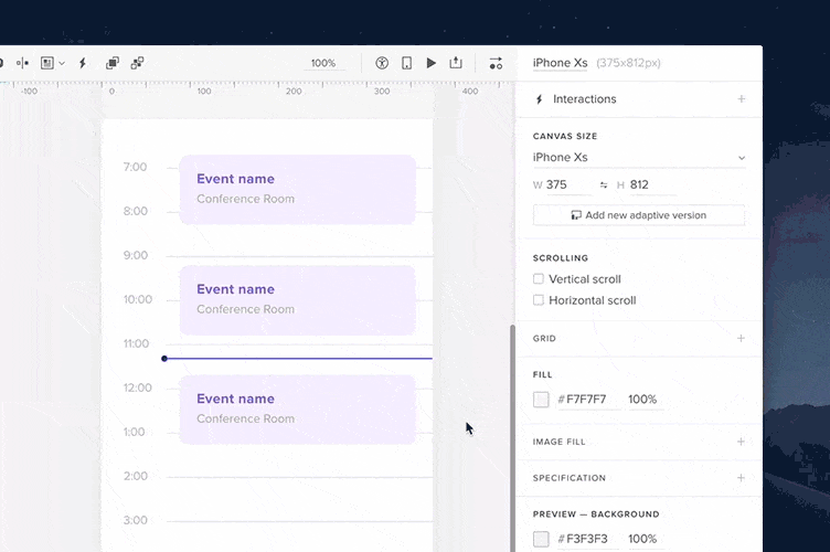 Instances in UXPin symbols