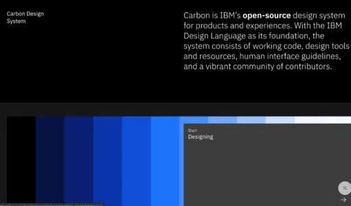 IBM carbon design system