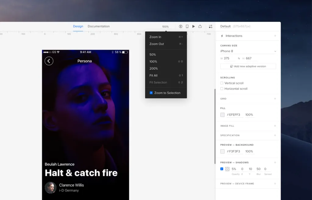 UXPin offers completely new zoom options with a variety of solutions.