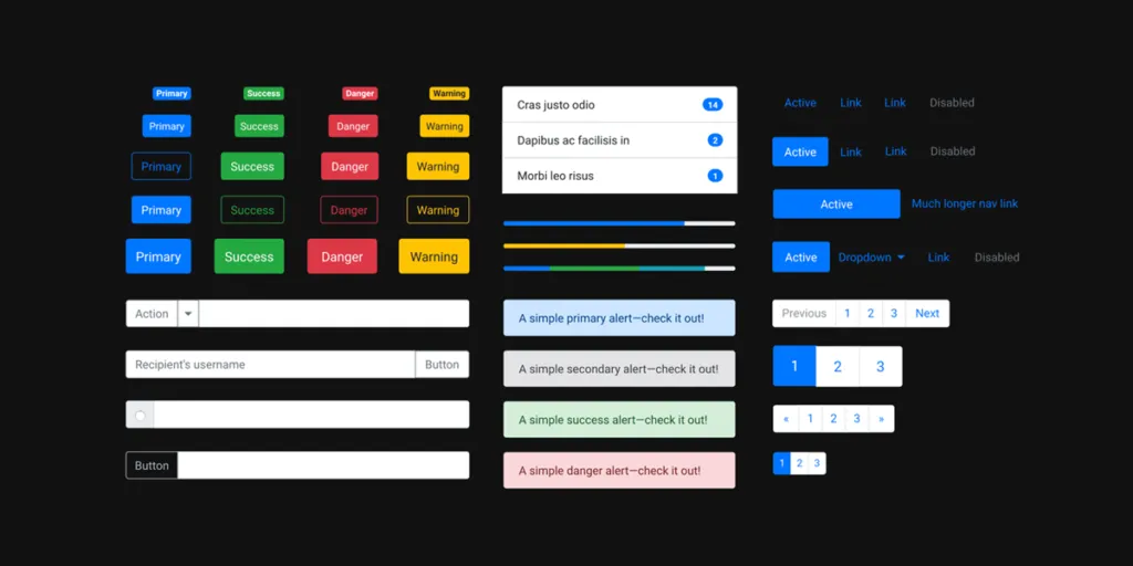 Bootstrap UI Kit in UXPin