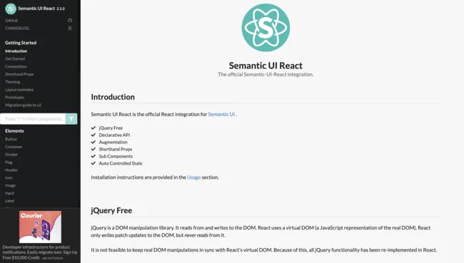 Semantic UI React UXPin