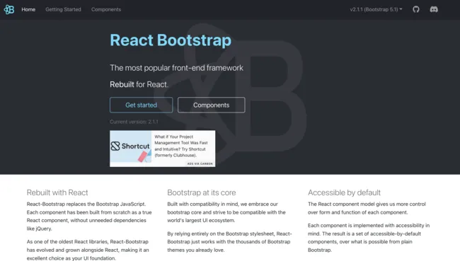 react bootstrap best ui react library uxpin