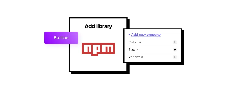 merge component manager npm packages import library