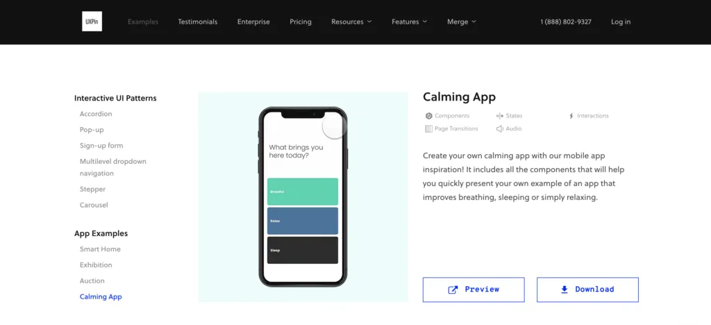 Calming App Design Fast Example