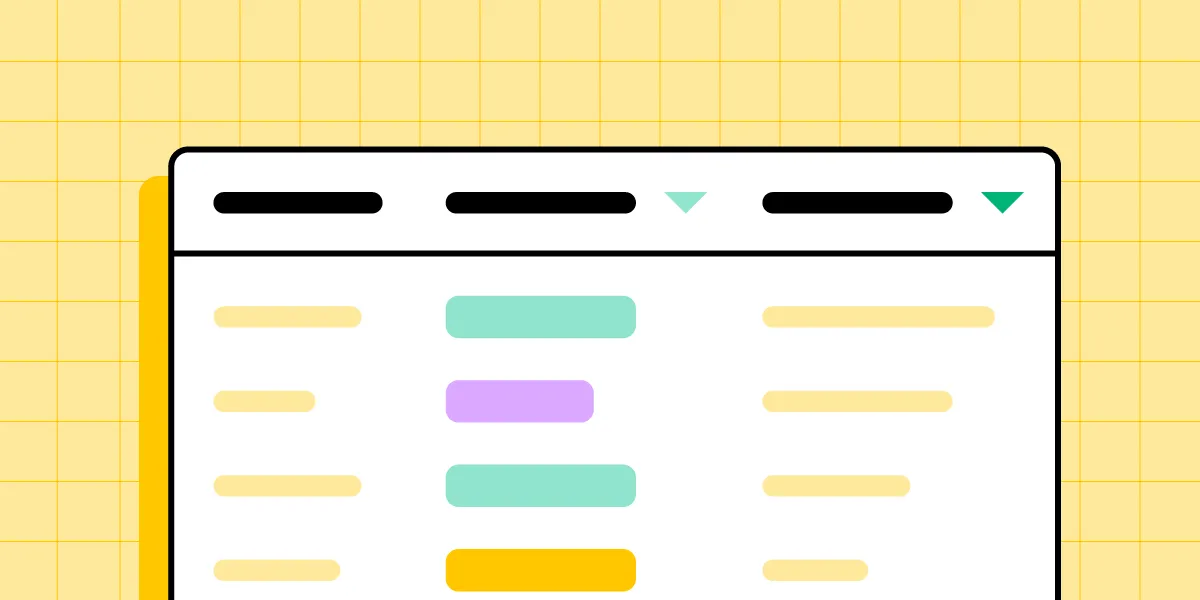 How to Design the Best UX Table [+ 6 Great Examples]