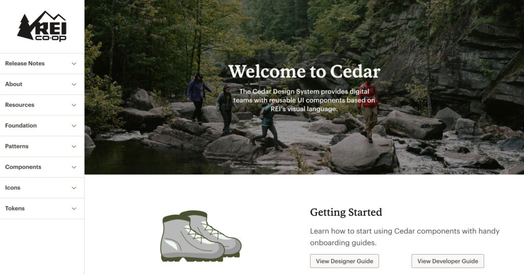 rei cedar design system