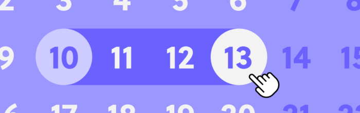 Date picker UI design