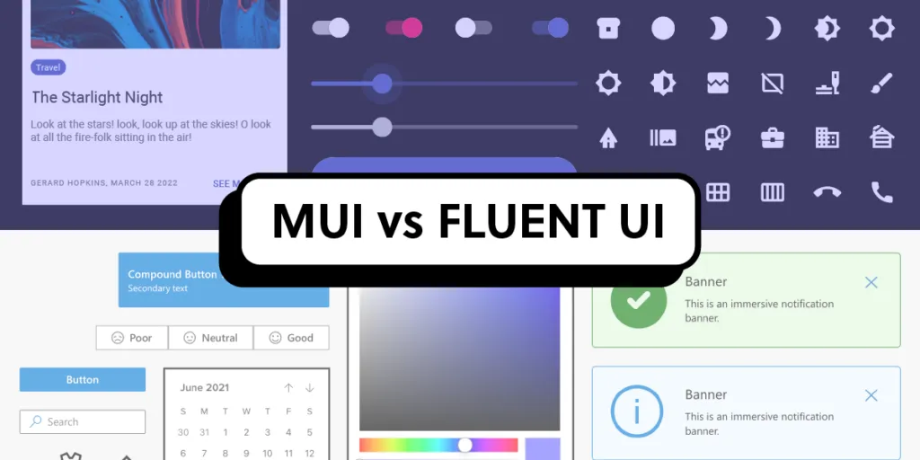 FLUENT UI VS MUI