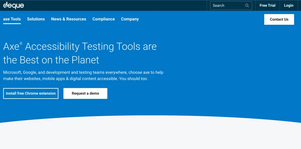 example of accessibility testing tools
