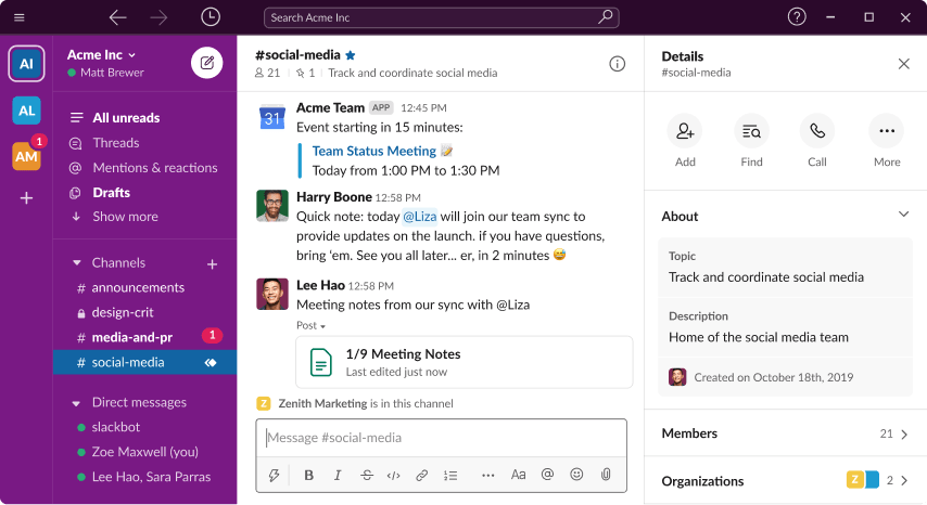 slack react web app min