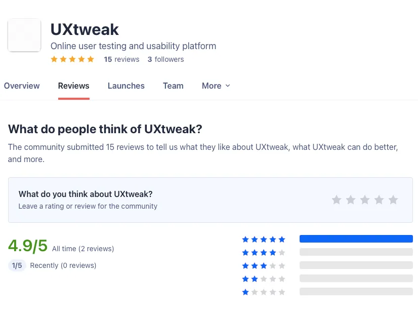 uxtweak tool for usability testing