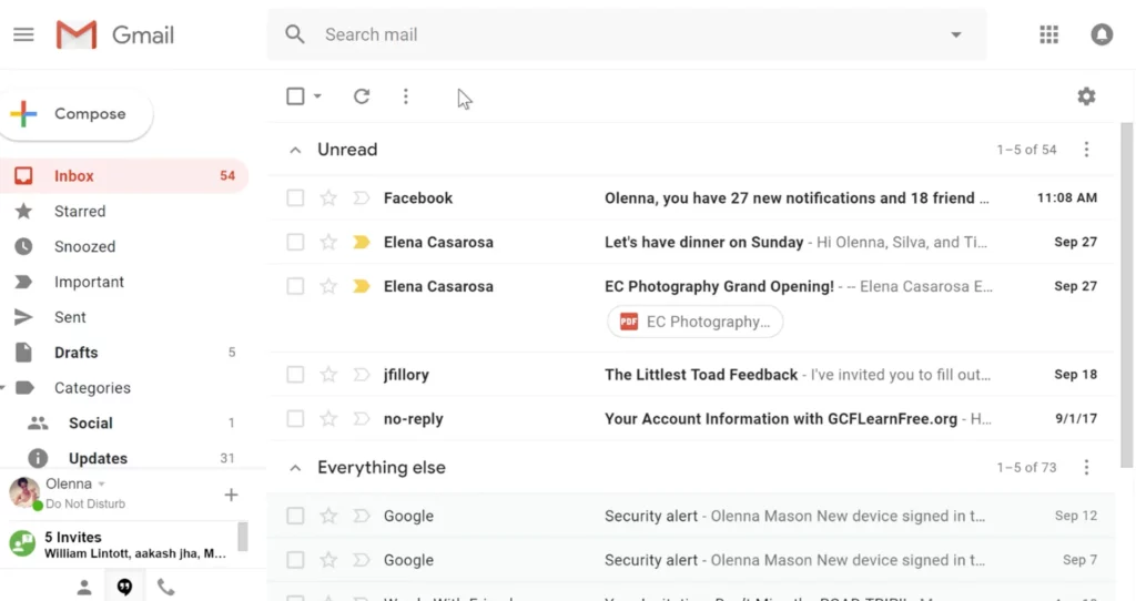 gmail user friendly app