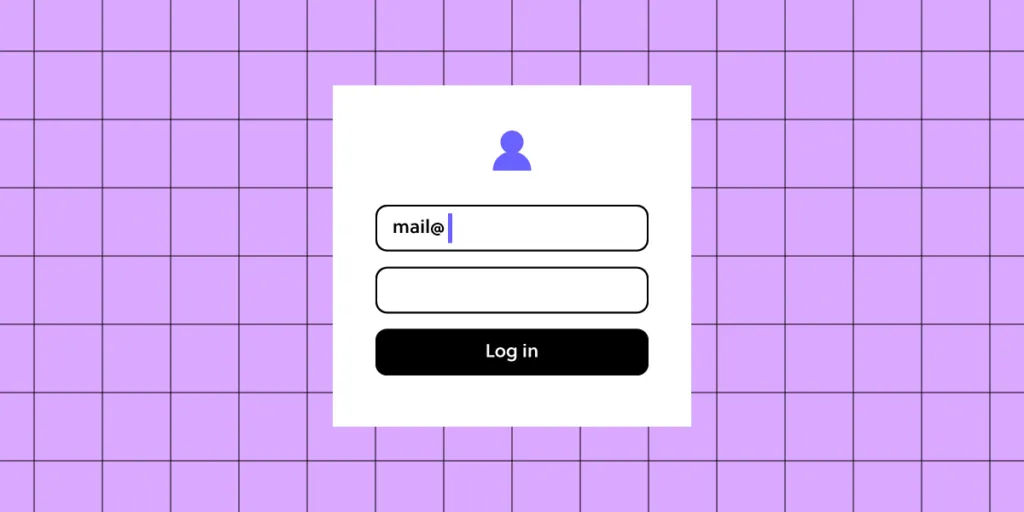 login page design