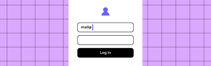 login page design